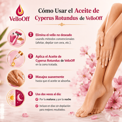 COMPRA 1 LLEVA EL 2 GRATIS - ACEITE DE CYPERUS ROTUNDUS PARA ELIMINAR EL VELLO