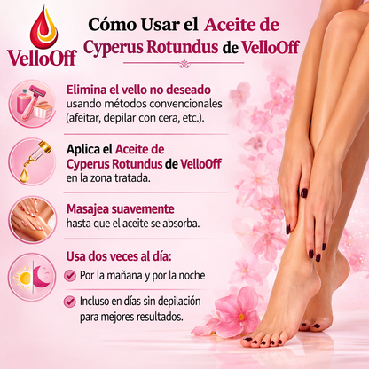 COMPRA 1 LLEVA EL 2 GRATIS - ACEITE DE CYPERUS ROTUNDUS PARA ELIMINAR EL VELLO